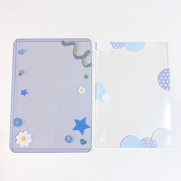 【オーダーページ】デコトレカケース・デコスリーブ ブルーセット④