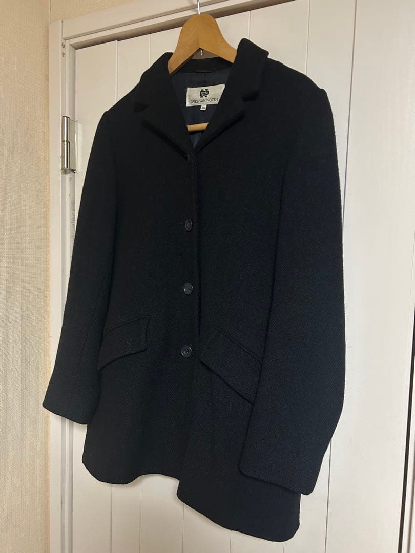 DRIES VAN NOTEN ショートウールコート