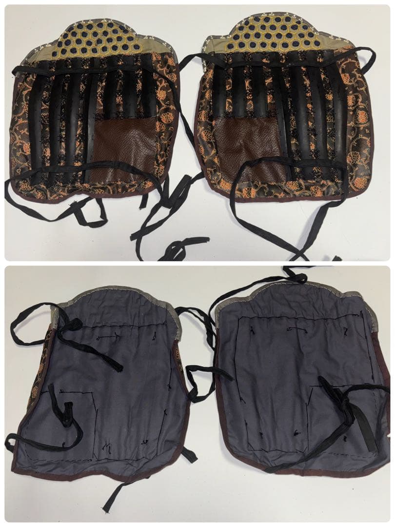 美品！丸武工房製　等身大甲冑　紺糸威伊予札二枚胴具足