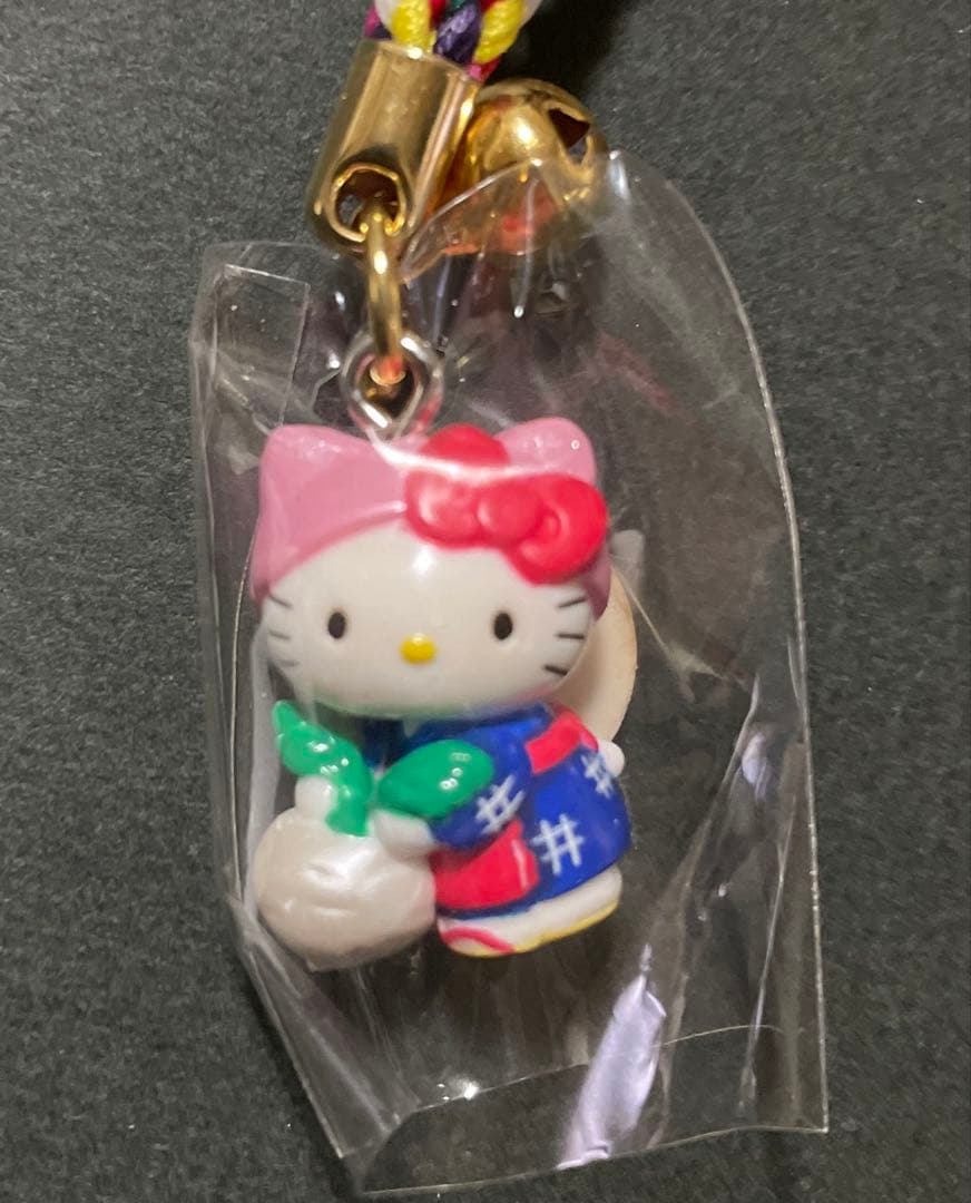 ご当地キティ　鹿児島限定　桜島大根　組み紐キーホルダー　ハローキティ　レア