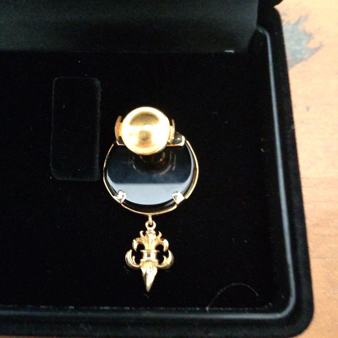 も*な様 馬　ピンブローチ　K18