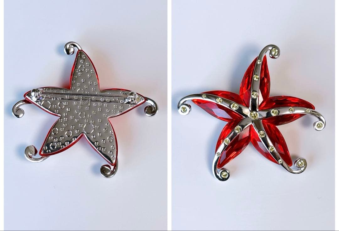 美品❣　スワロフスキー　ブローチ　5点セット