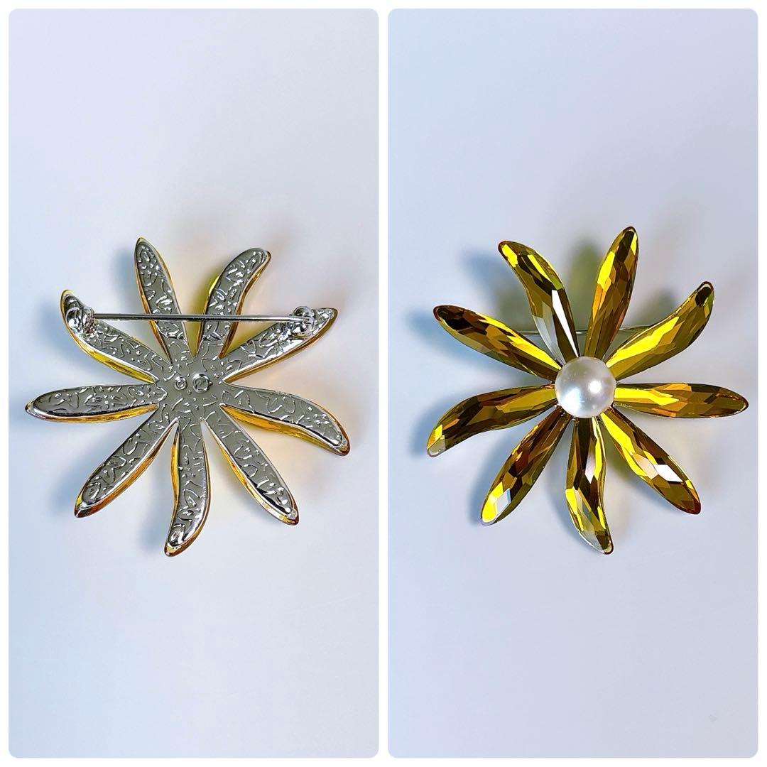 美品❣　スワロフスキー　ブローチ　5点セット