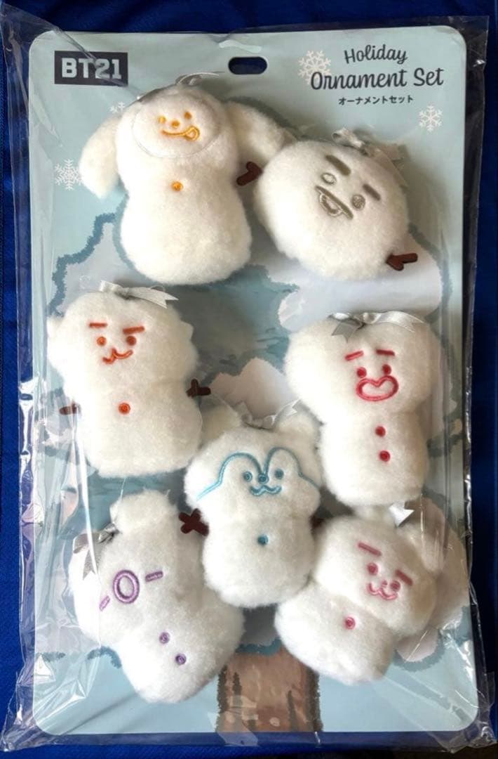 【BT21】雪だるまオーナメントセット（Man）
