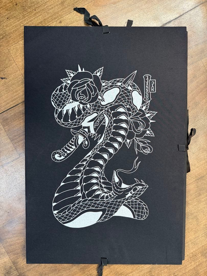 絵画 彫師 限定版 特大ポスターセット　フラッシュ タトゥー レア