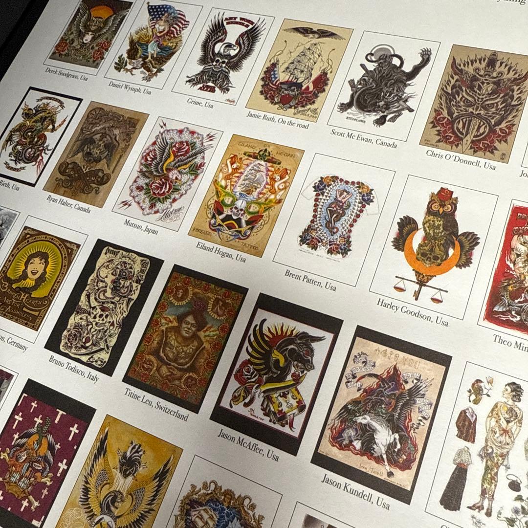 絵画 彫師 限定版 特大ポスターセット　フラッシュ タトゥー レア