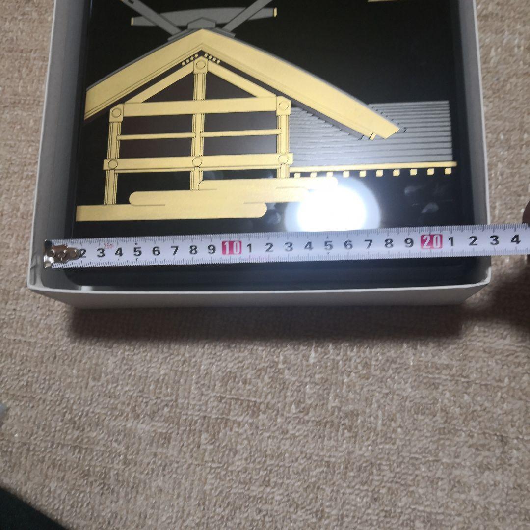 金色装飾 漆塗り 膳記念品