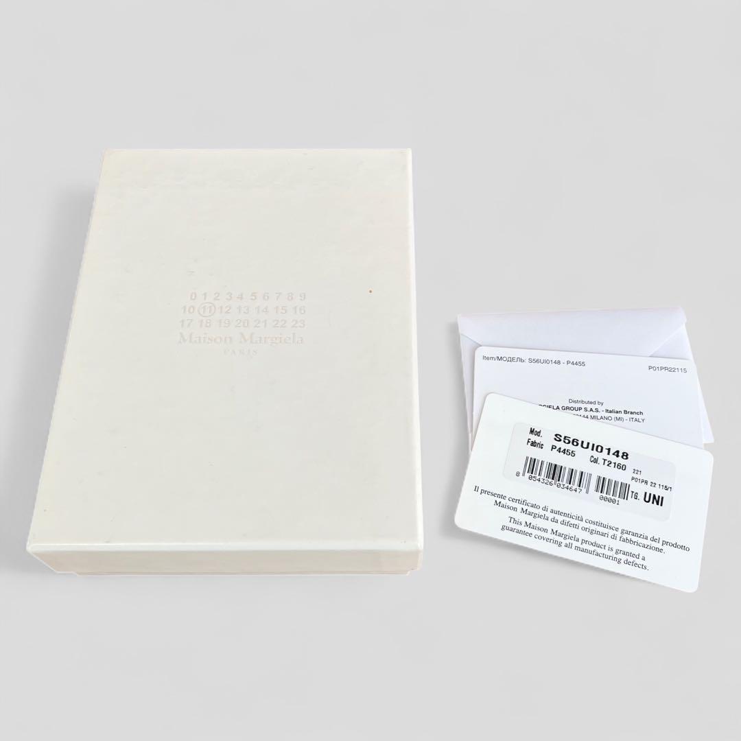 未使用品 メゾンマルジェラ チェーンウォレット ブラウン 財布 ミニ