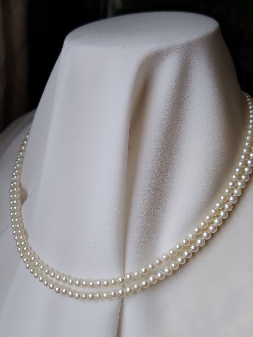 アコヤ真珠ベビーパール ロングネックレス
