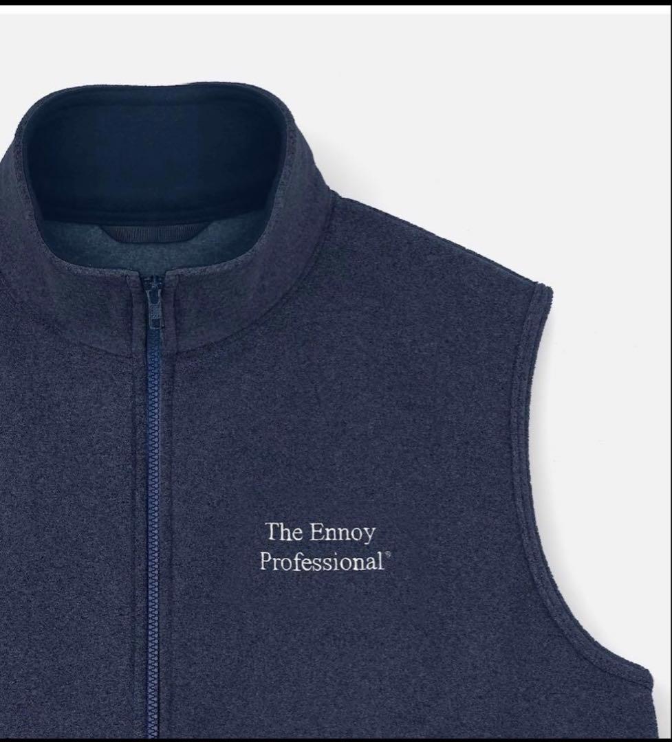 The Ennoy Professional フリースベスト ネイビー