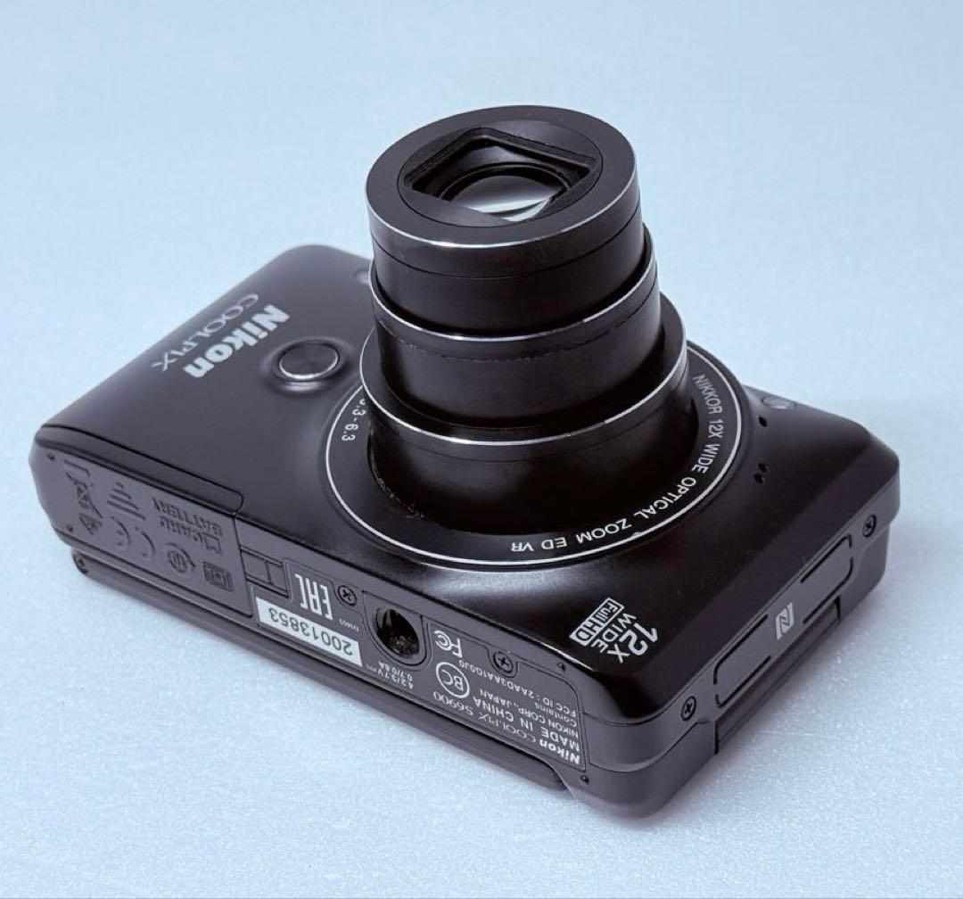 Nikon COOLPIX S6900 ブラック タッチ操作&wifi転送可