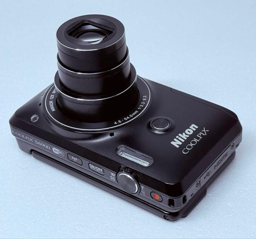 Nikon COOLPIX S6900 ブラック タッチ操作&wifi転送可