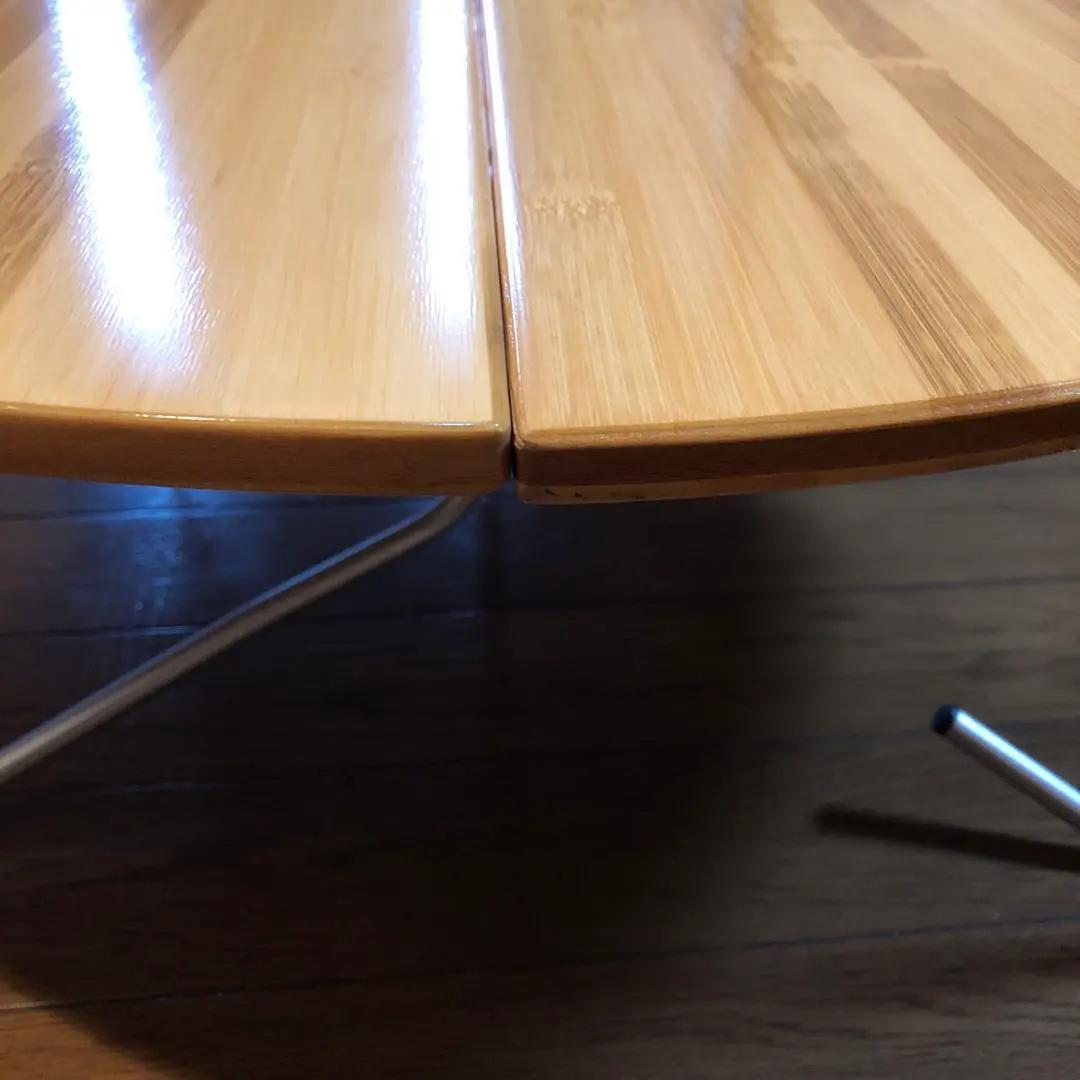 【未使用】スノーピーク  peak ワンアクションちゃぶ台竹 M