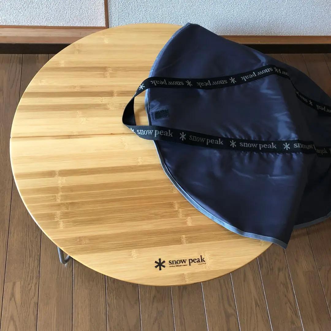 【未使用】スノーピーク  peak ワンアクションちゃぶ台竹 M
