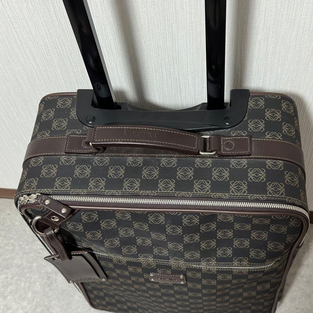 LOEWE キャリーケース アナグラム レザー