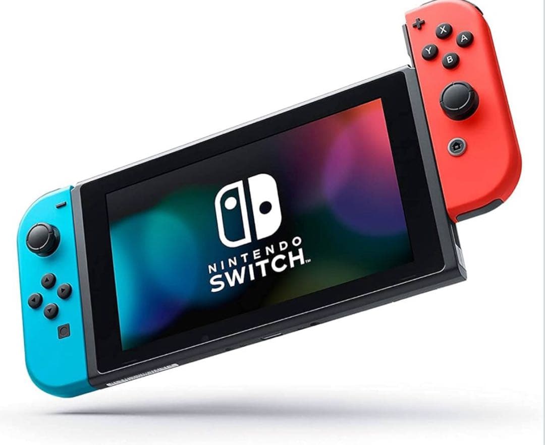 【美品】NintendoSwitch本体 青/赤 Joy-Con、充電グリップ他