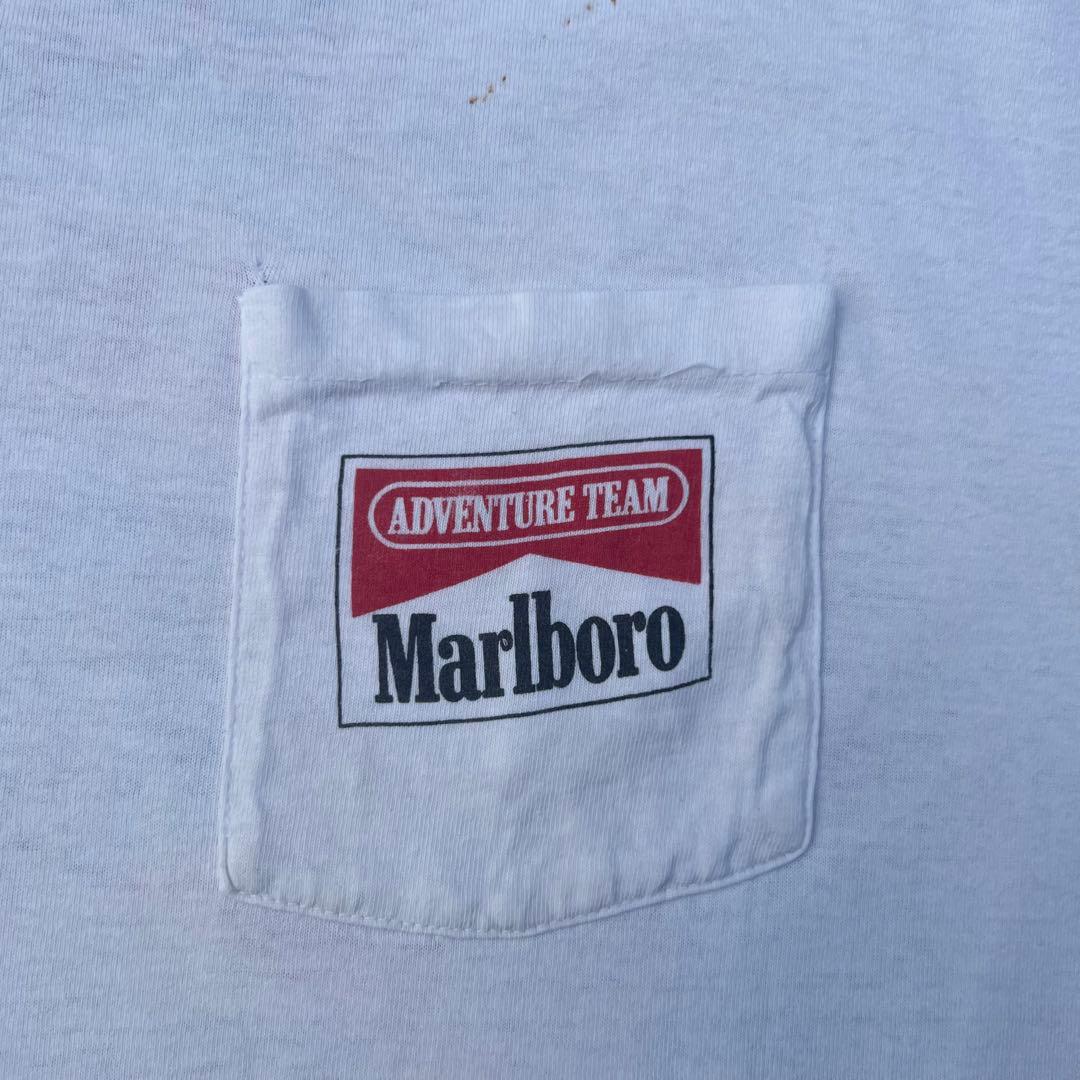 最終値下げ【90s】Marlboro ポケットTシャツ USA製 リザード