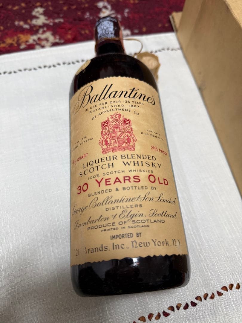 30年熟成のブレンデッドスコッチウイスキー