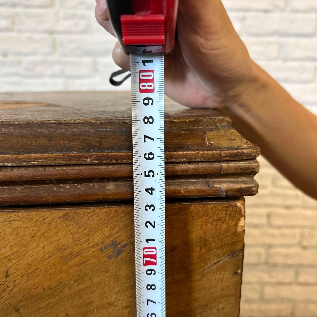 クラシック足踏みミシン 木製収納付き　折りたたみ式