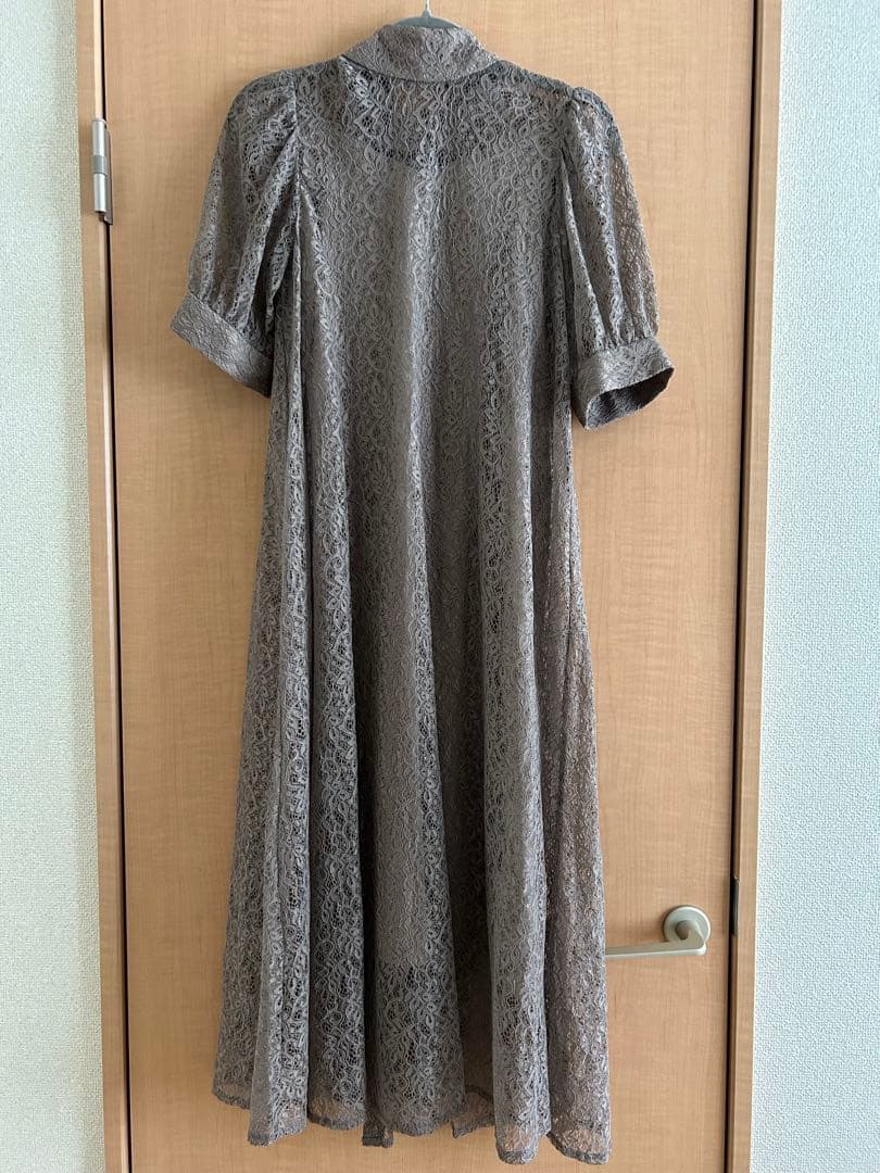 【お値下げ中】etoll バックリボンワンピース インナー付き