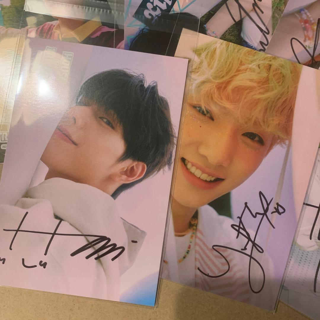 xikers 直筆サイン入りポストカード 9枚セット