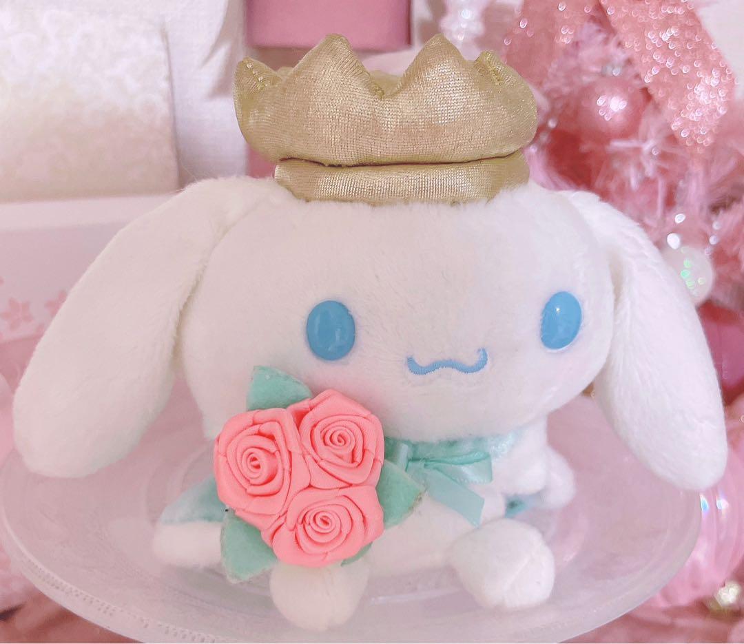 超激レア♡希少♡サンリオ♡シナモロール♡マスコットホルダー♡LIZLISA♡王冠