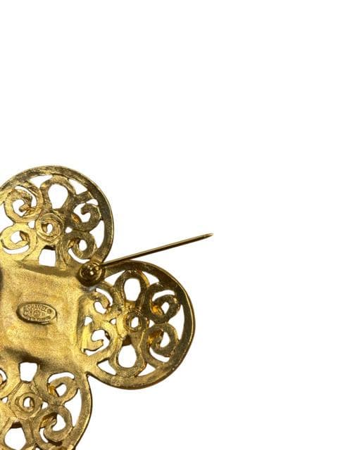 シャネル★CHANEL★ブローチ★ココマーク★1995年★GP★ゴールド