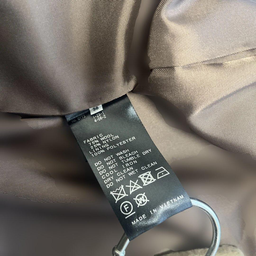 IENA イエナ　MANTECOオーバーチェスターコート　38 ベージュ