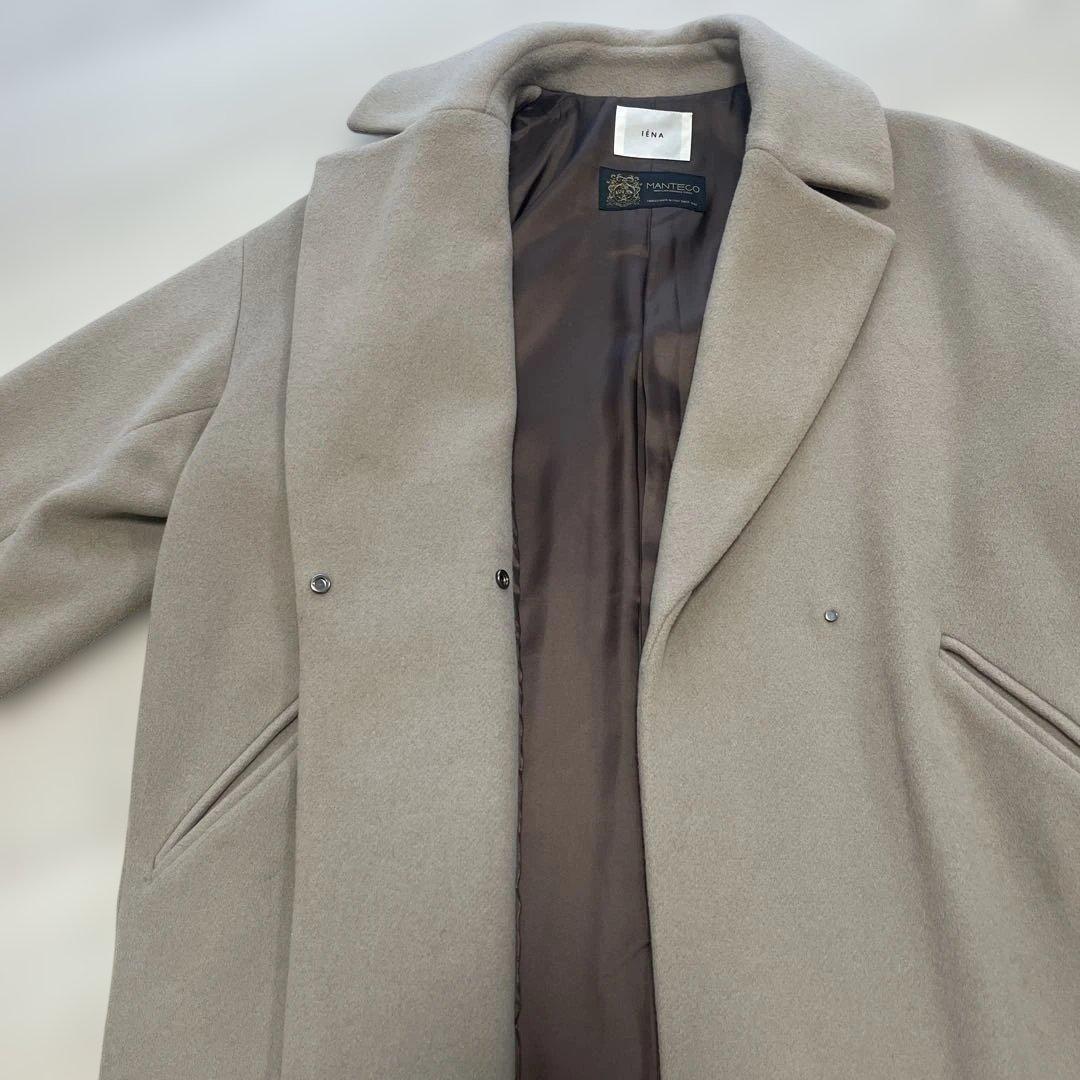 IENA イエナ　MANTECOオーバーチェスターコート　38 ベージュ