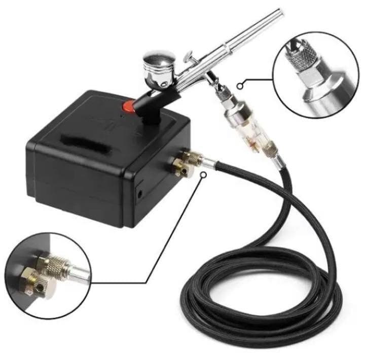 【❤超豪華フルセット❣プロ愛用の抜群な性能性♪❤】エアブラシ＆コンプレッサー