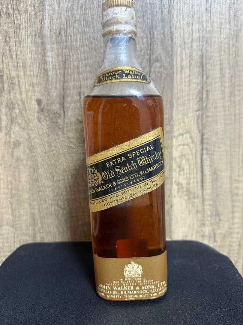 超希少 1950年 栗鼠紋章・コルクキャップ ジョニーウォーカーブラックラベル