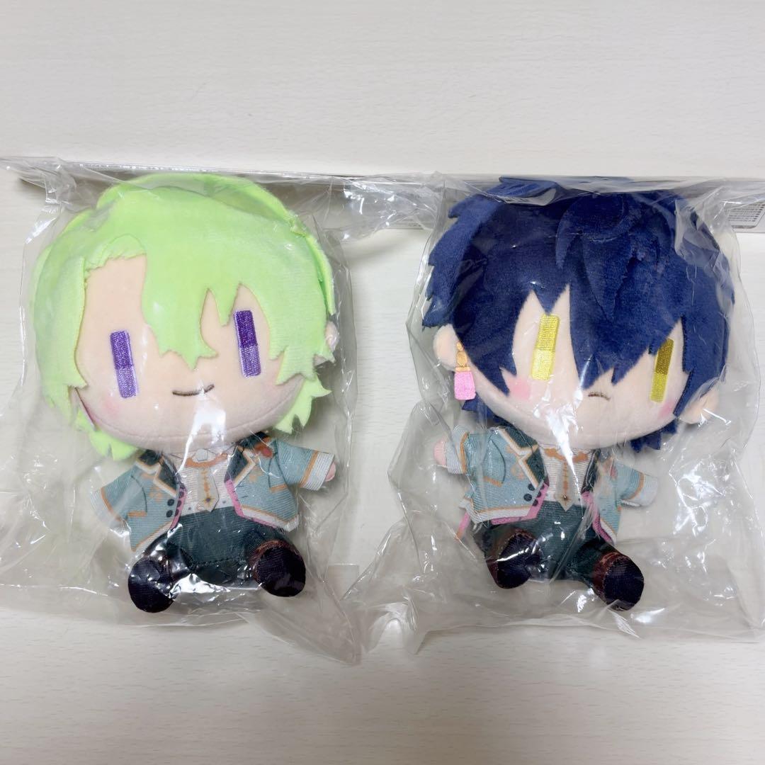 あんスタ　ぺたんおすわりぬいぐるみ　巴日和　漣ジュン Eve ぬい　おすわり