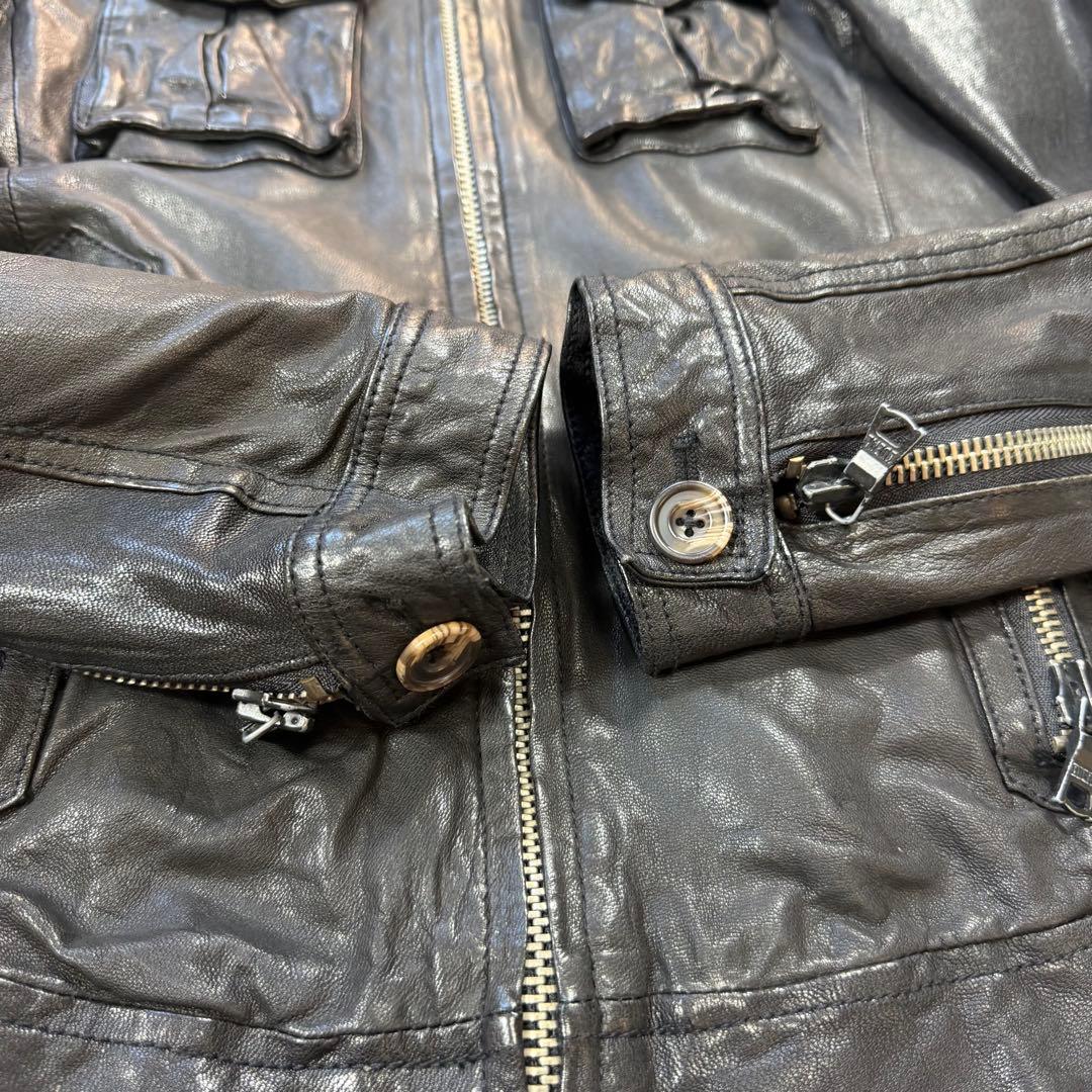 Y2K バッファローボブズ シワ加工シングルライダース 匠レザー CLASSIC