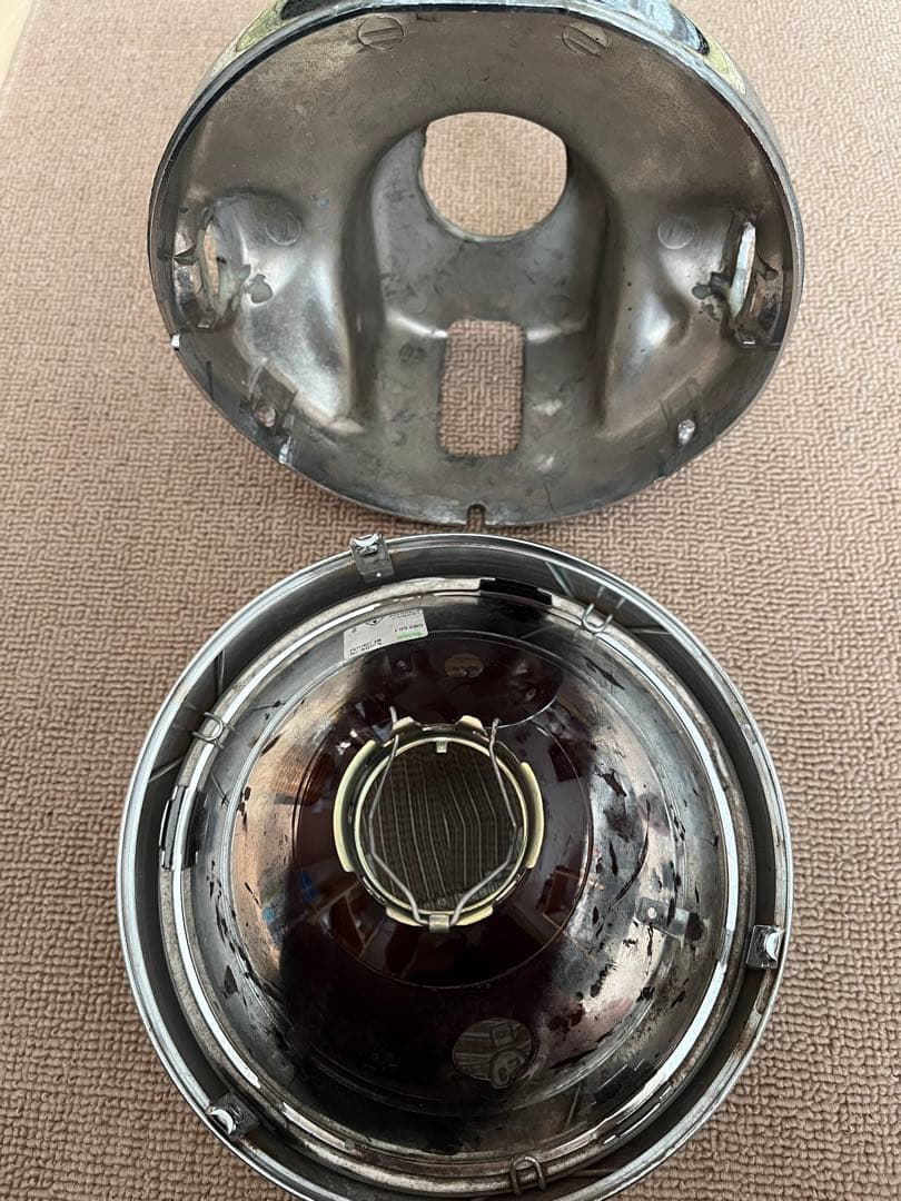 釣り人ページCIBIE 407モデル ヘッドライト 丸型 取り付け金具付き