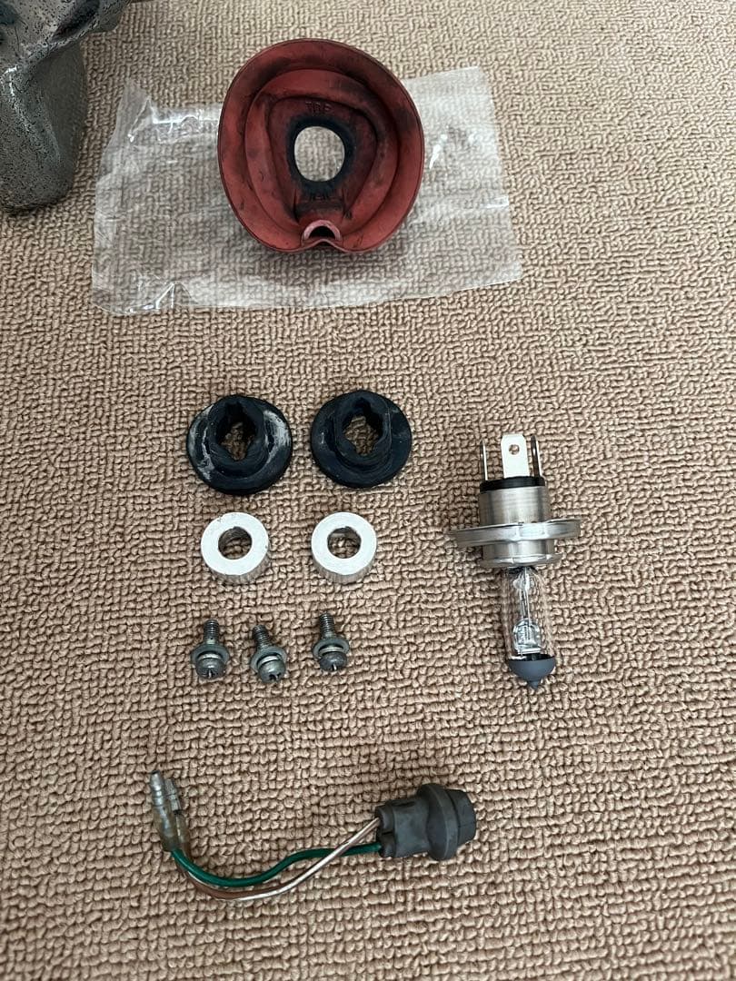 釣り人ページCIBIE 407モデル ヘッドライト 丸型 取り付け金具付き