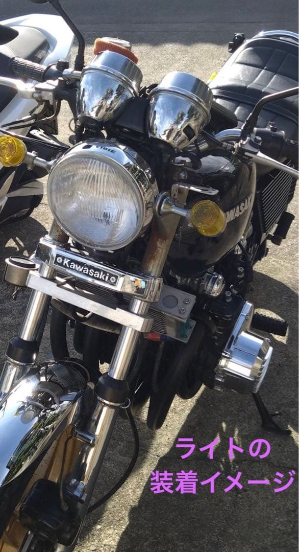 釣り人ページCIBIE 407モデル ヘッドライト 丸型 取り付け金具付き