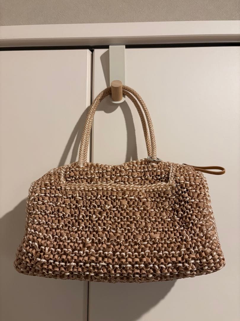 アンテプリマ　レア　ミニボストン❗️ファスナー付き　マチあり　円柱型