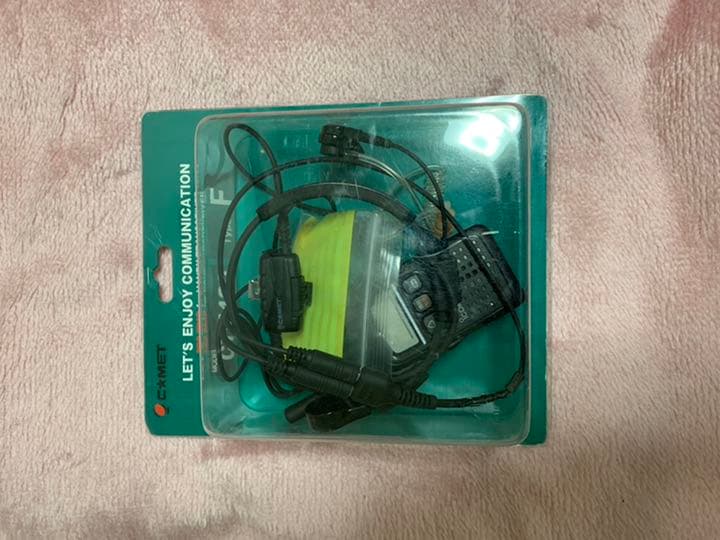 トランシーバーセット（咽喉マイク付き）