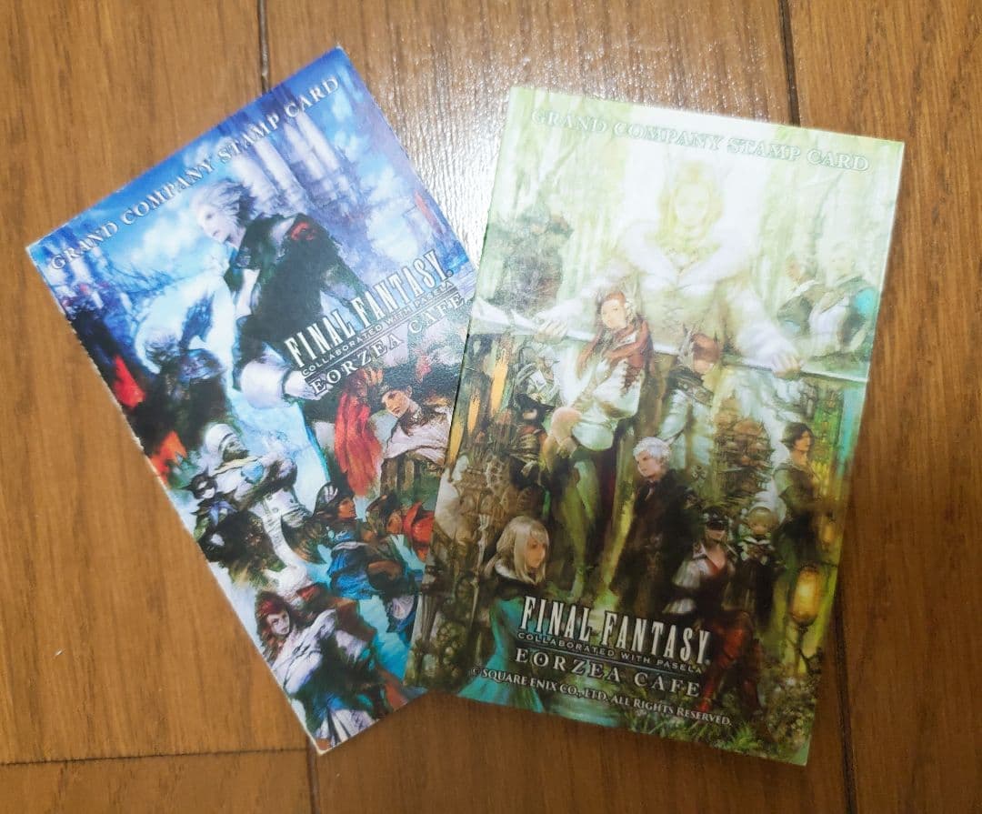 ファイナルファンタジー エオルゼアカフェ スタンプカード 2枚セット