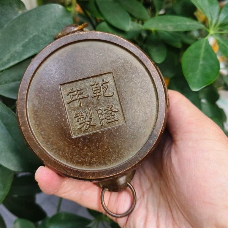 銅細工 香炉 招財進宝 薫香炉 置物 香道具 装飾品 工芸品 美術品