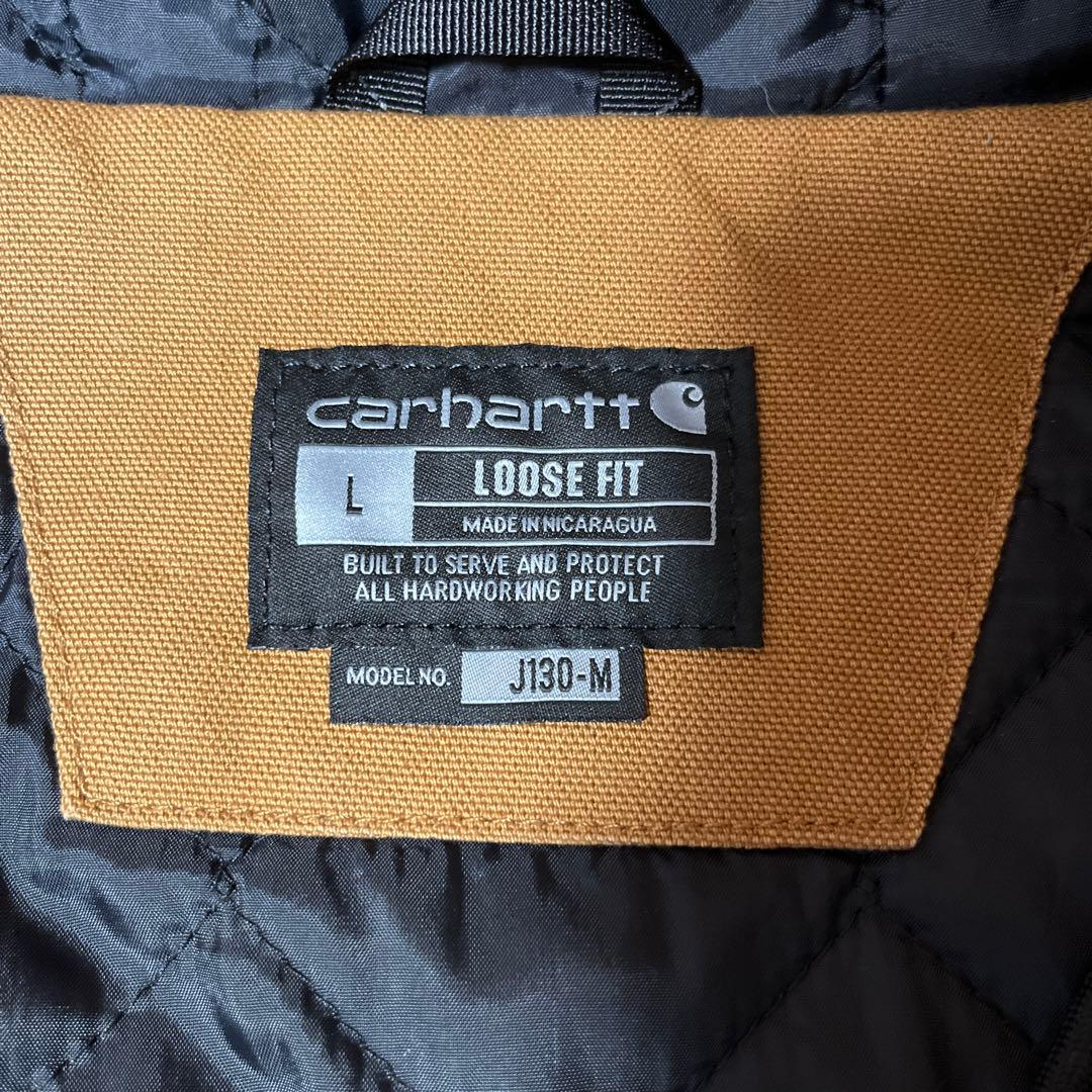 Carhartt J130-M Lサイズ ブラウンジャケット