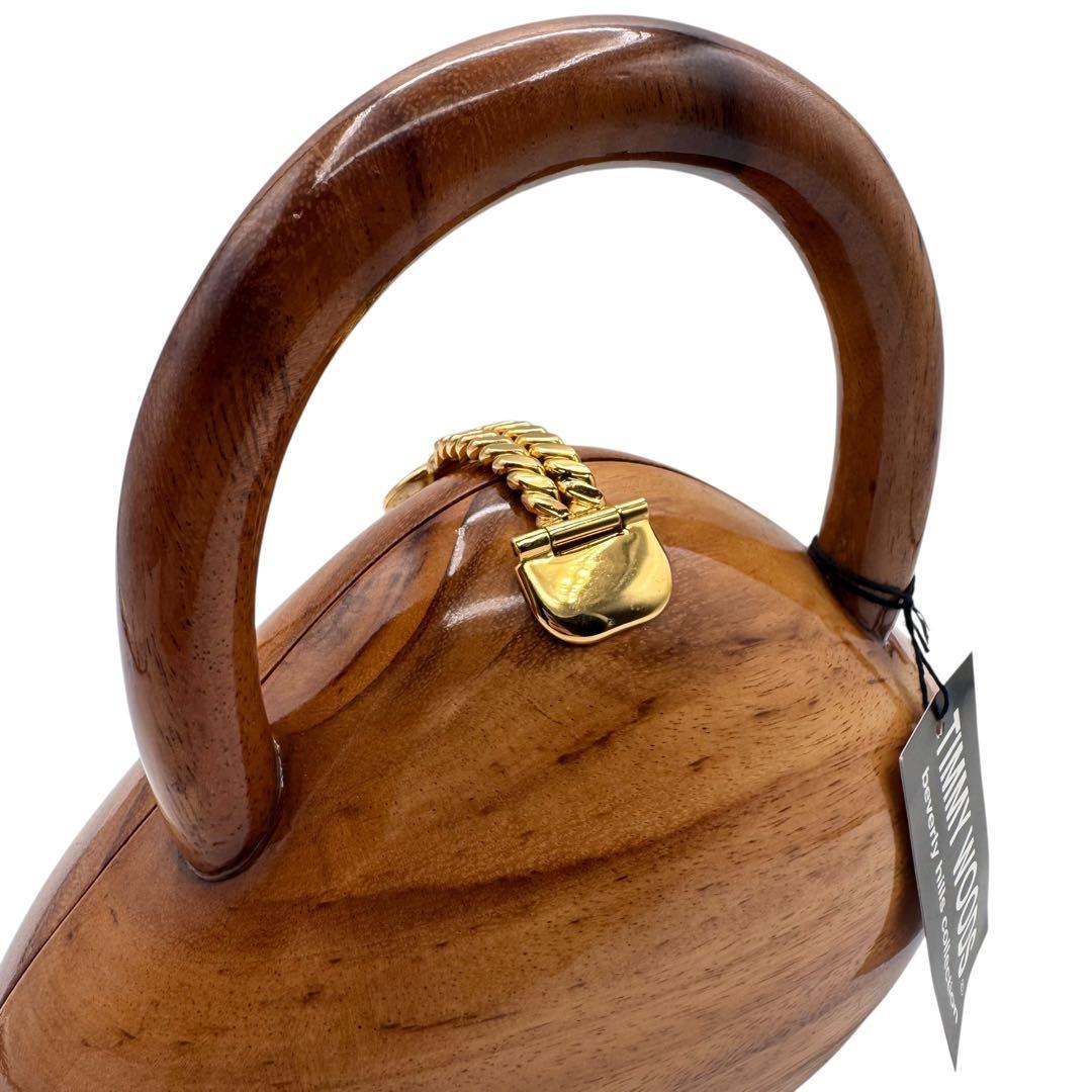 TIMMY WOODS ウッドバッグ 木製 アート 保存袋 カード タグ付