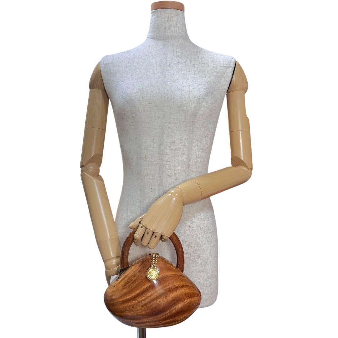 TIMMY WOODS ウッドバッグ 木製 アート 保存袋 カード タグ付