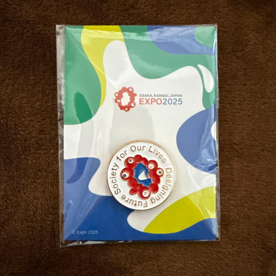 ミャクミャク　ピンバッジ　記念チケット　万博　エキスポ