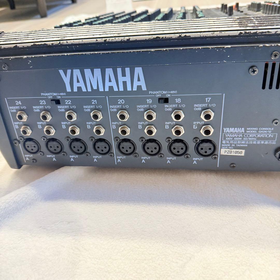 アナログミキサー YAMAHA ga24/12 通電確認済　手渡しのみ