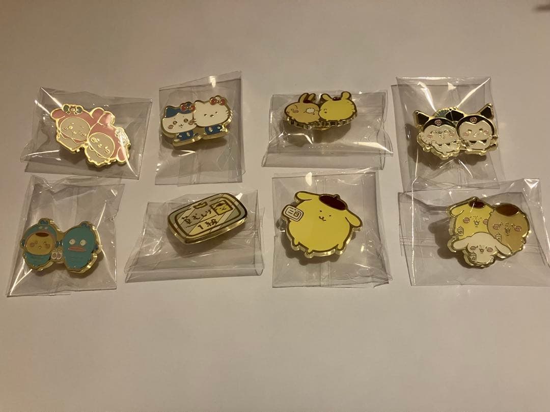 ちいかわ サンリオキャラクターズ ピンズコレクション 全8種 コンプ
