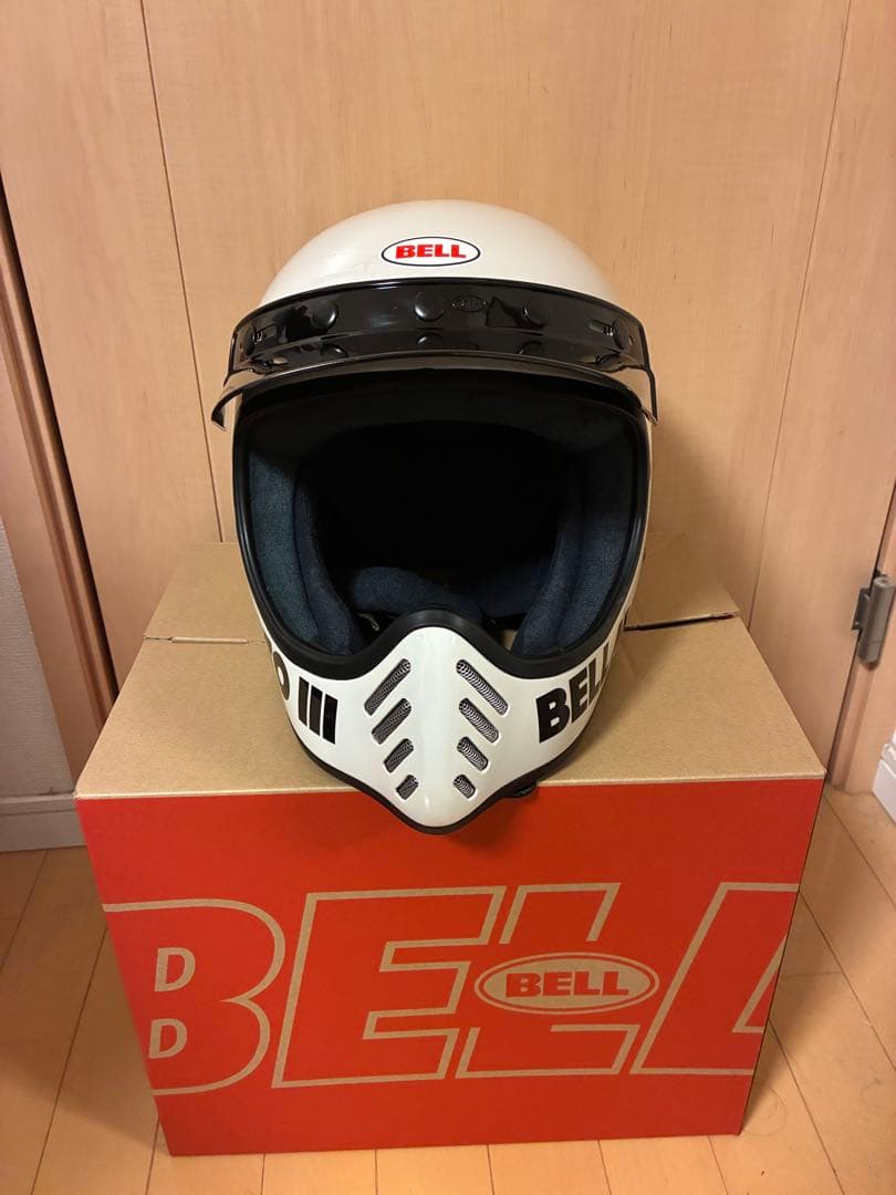 BELL MOTO III フルフェイスヘルメット復刻 ホワイト
