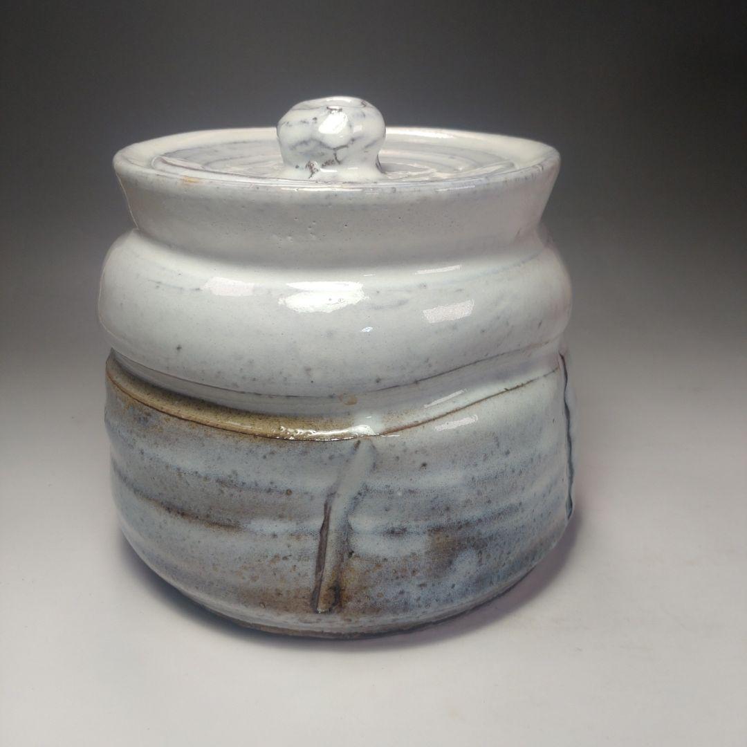 イ83 水指『小高正峰　造』『萩焼水指　共箱』茶道具