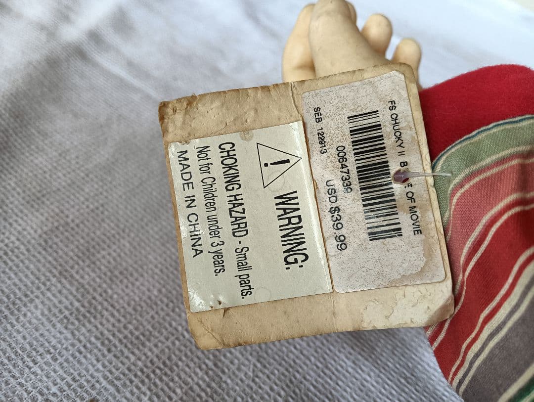 チャッキー等身大　チャイルドプレイ2　アメリカ購入