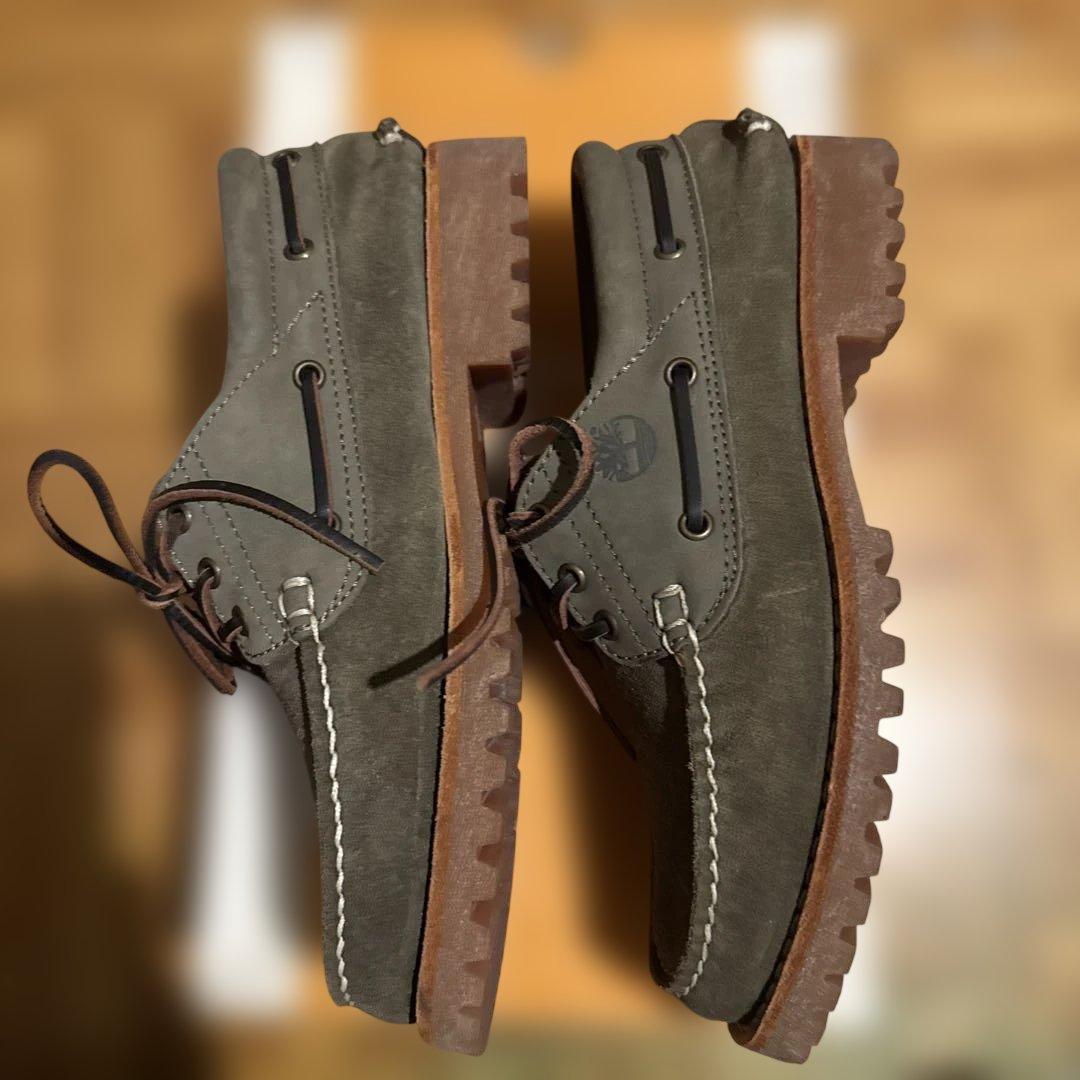 ティンバーランド　3アイレットシューズ　モカシン